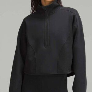 22. Lululemon Mixed Fabric Half-Zip Pullover